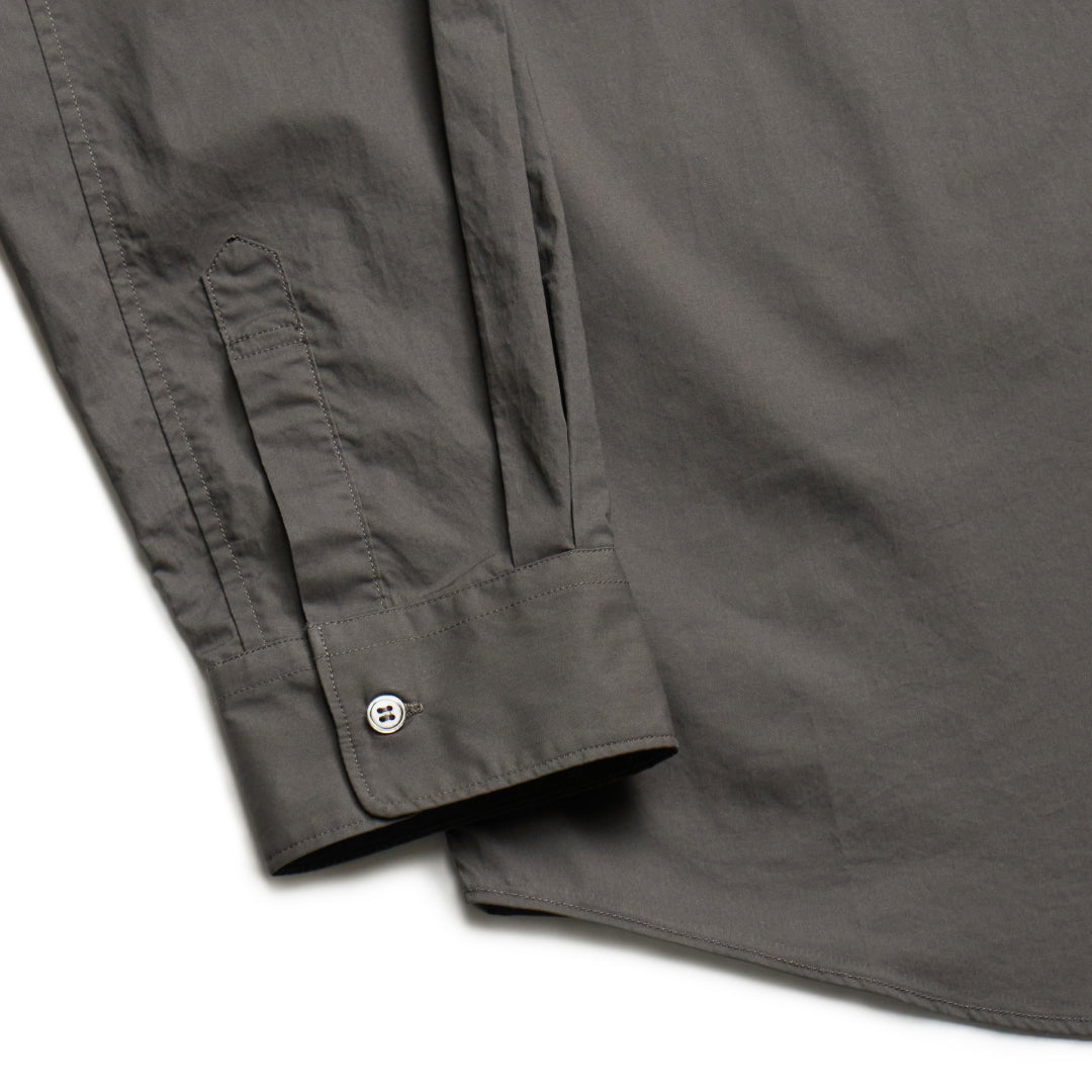 Relaxed Fit L/S Shirt -chacoal gray-