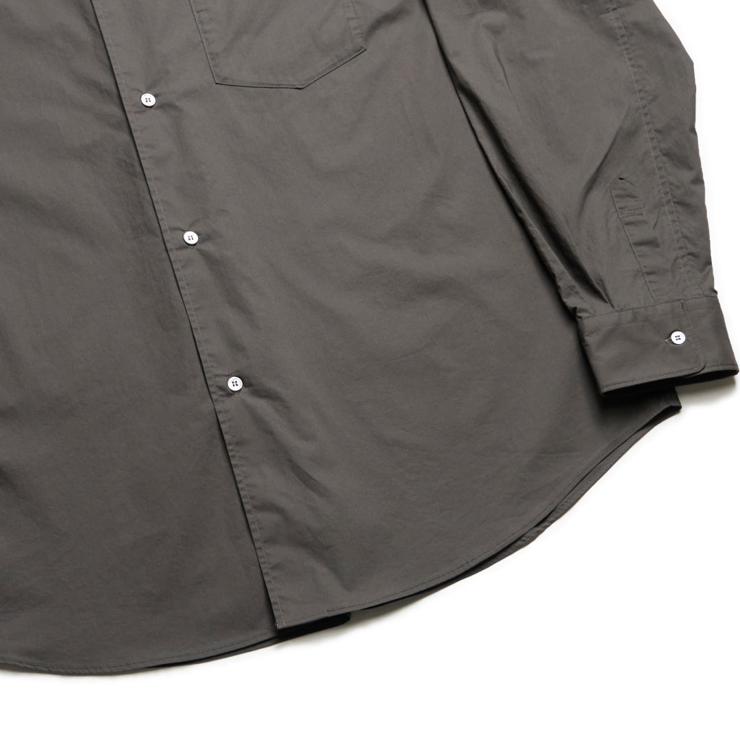 Relaxed Fit L/S Shirt -chacoal gray-