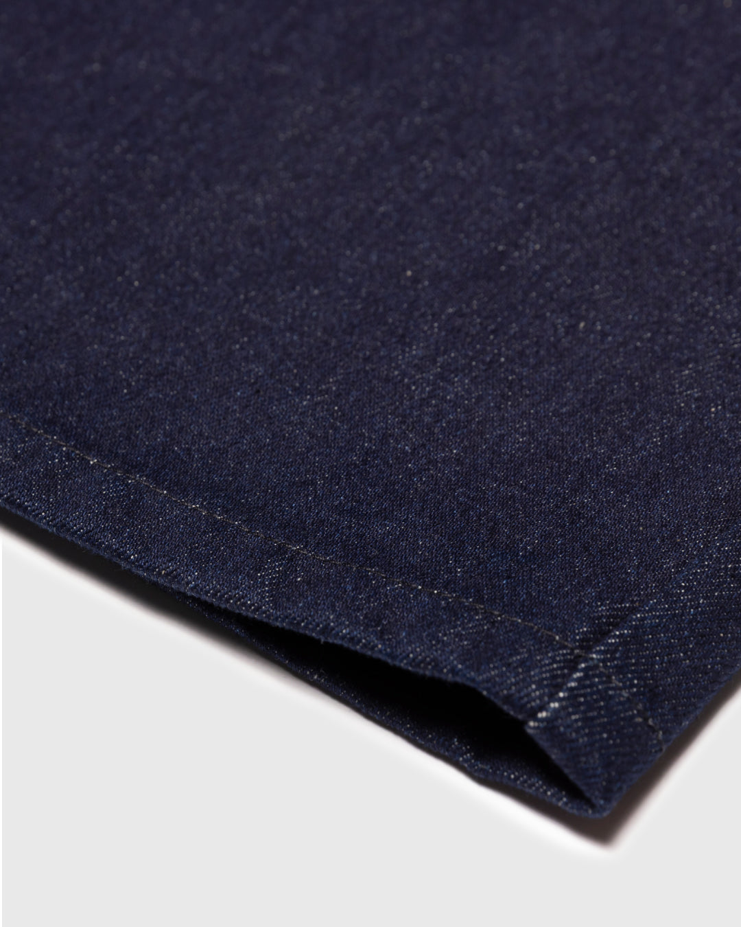 Wide Straight Denim Pants -indigo-