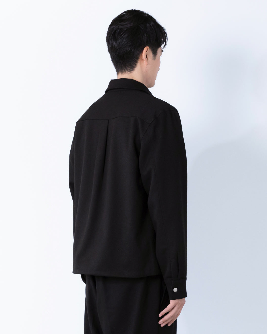 Double Zip Drizzler Jacket -black-