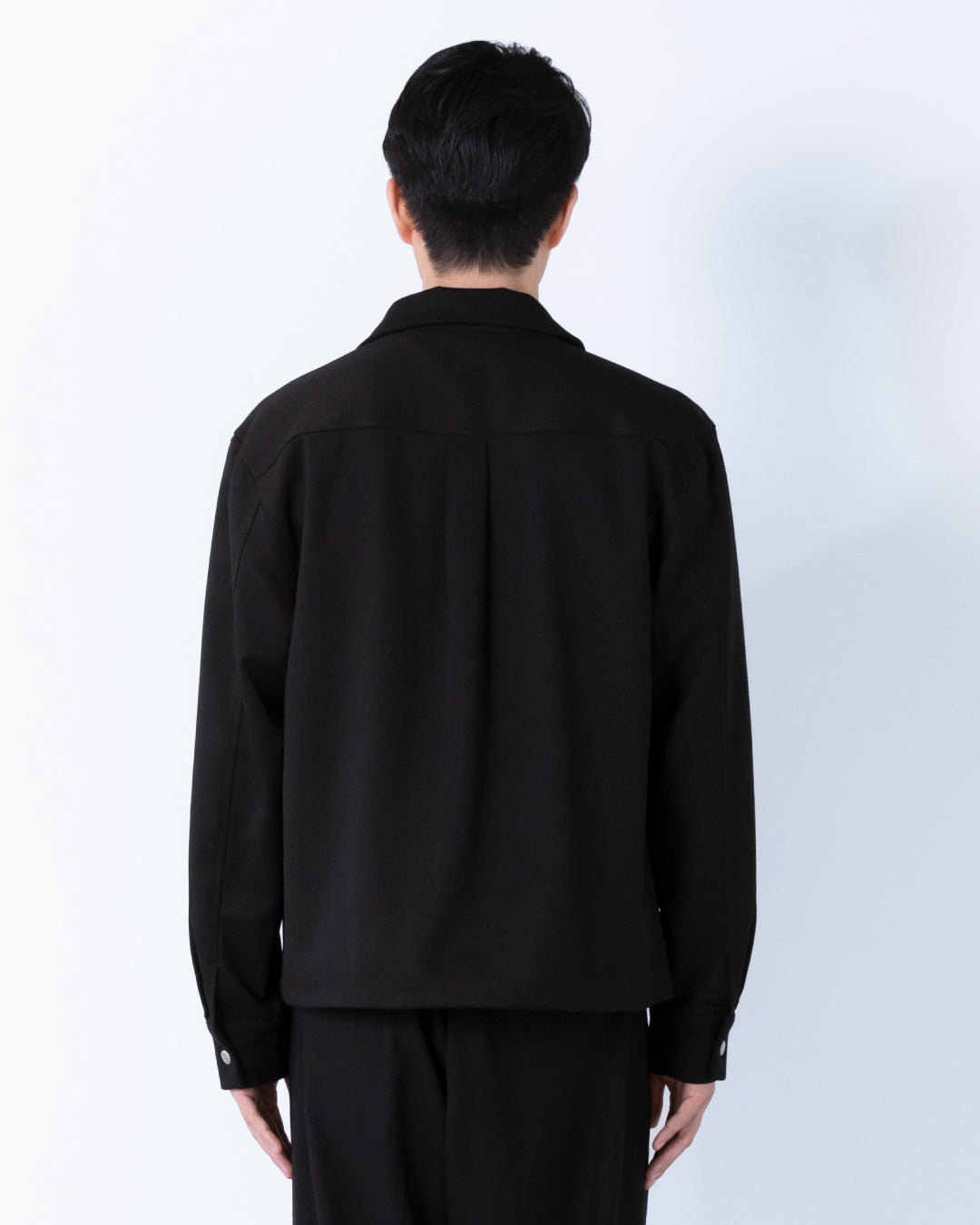 Double Zip Drizzler Jacket -black-