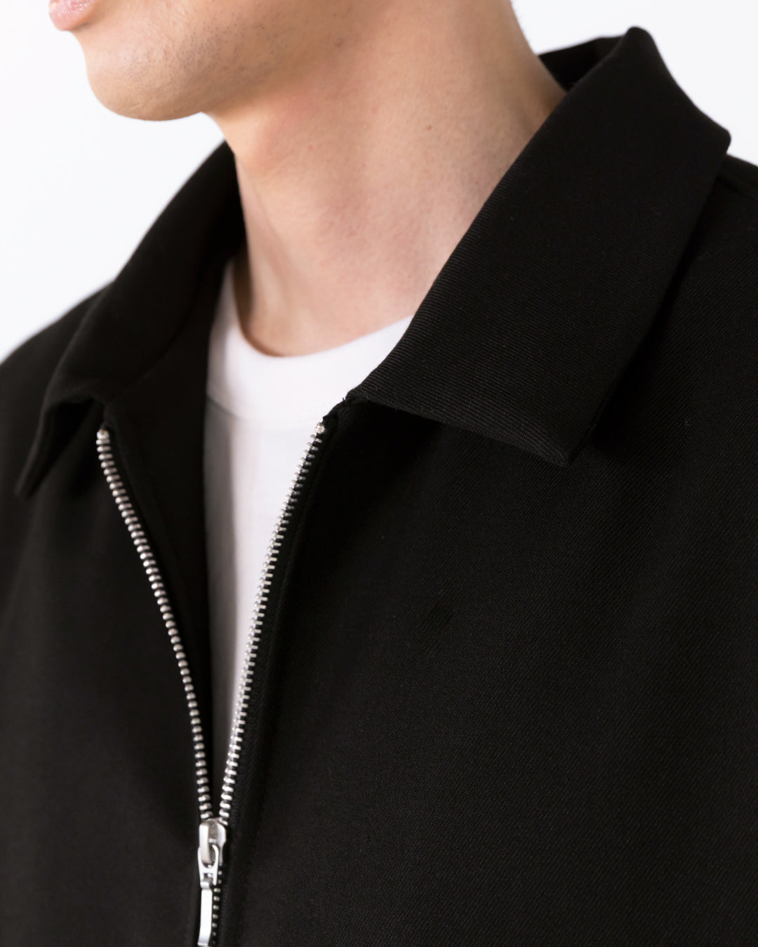 Double Zip Drizzler Jacket -black-
