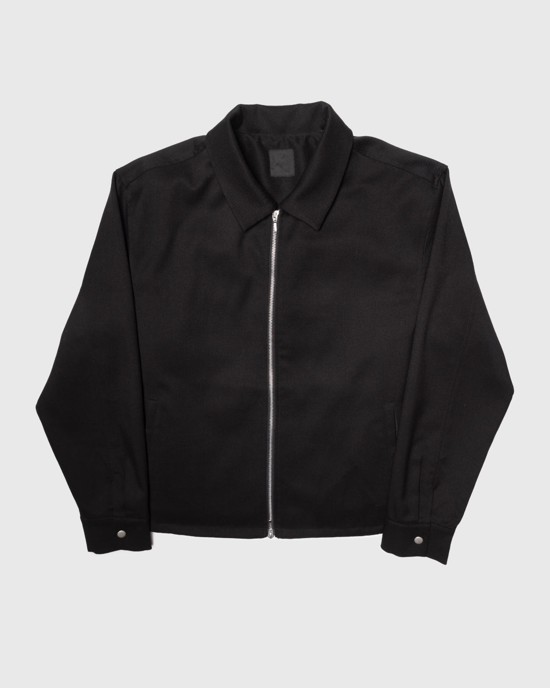 Double Zip Drizzler Jacket -black-