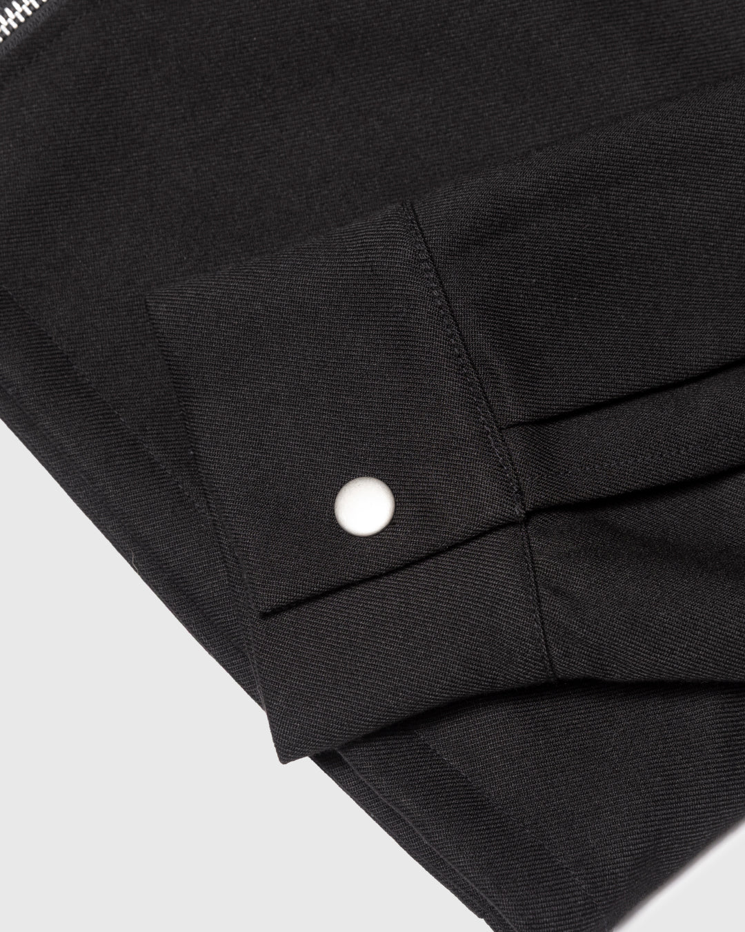 Double Zip Drizzler Jacket -black-