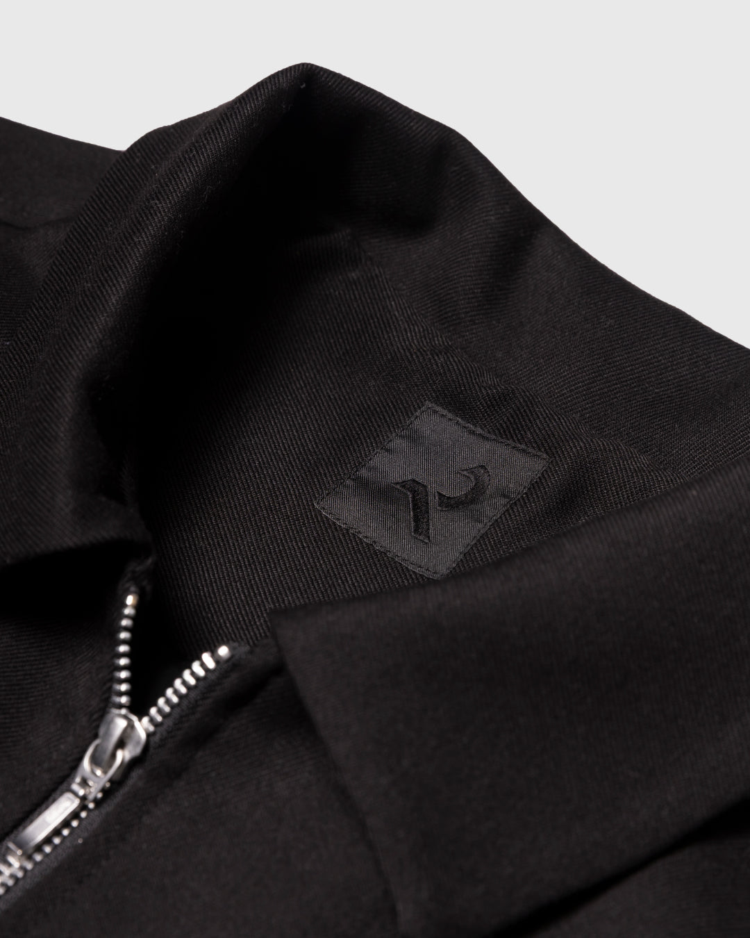 Double Zip Drizzler Jacket -black-