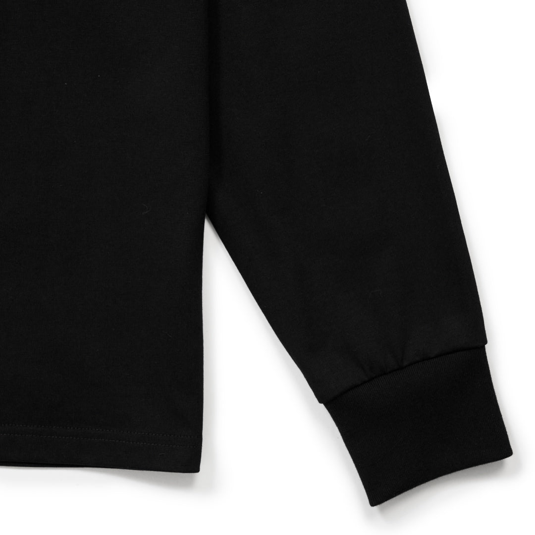 L/S Tee "flow" - black