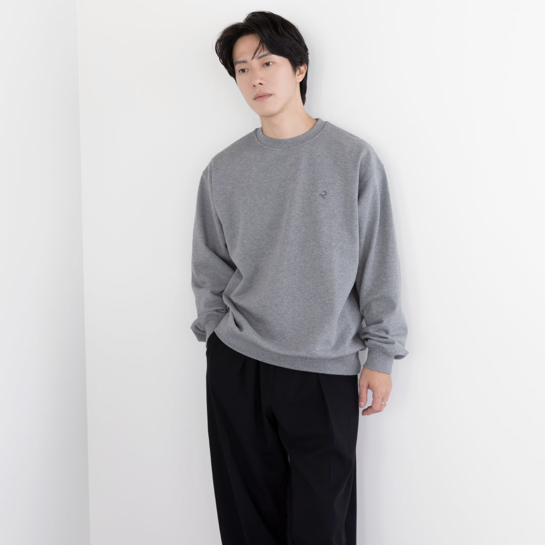 Crewneck Sweat Shirts -heather gray-