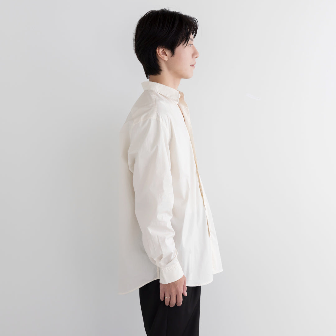 Relaxed Fit L/S Shirt -ivory-