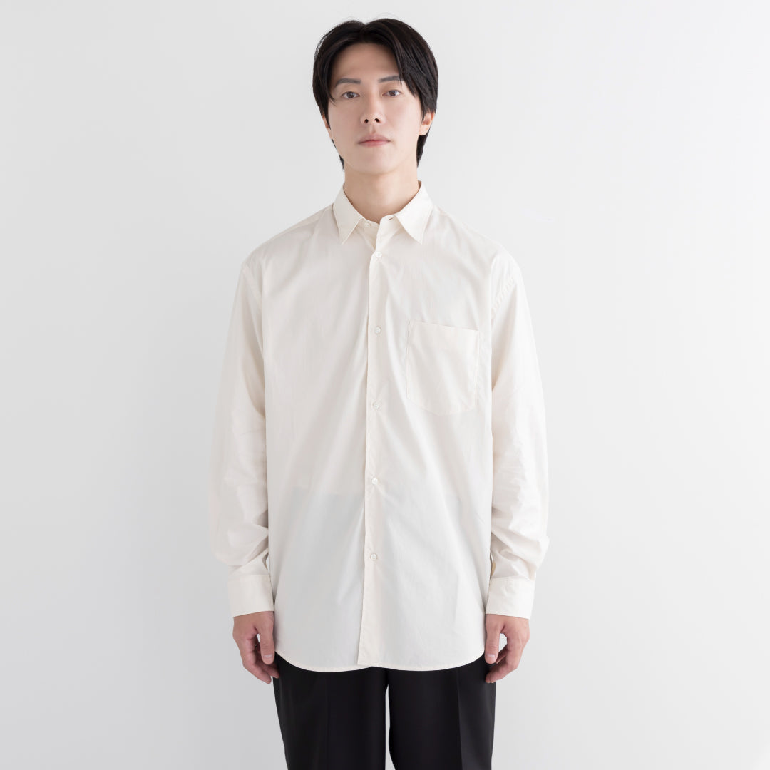 Relaxed Fit L/S Shirt -ivory-