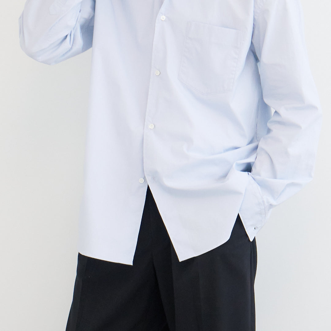 Relaxed Fit L/S Shirt -light blue-