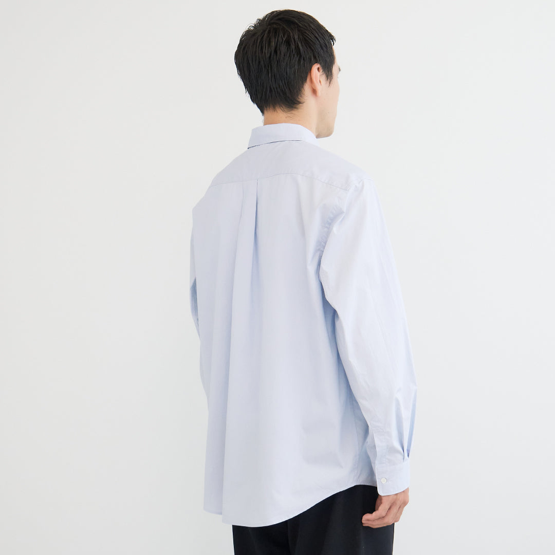 Relaxed Fit L/S Shirt -light blue-