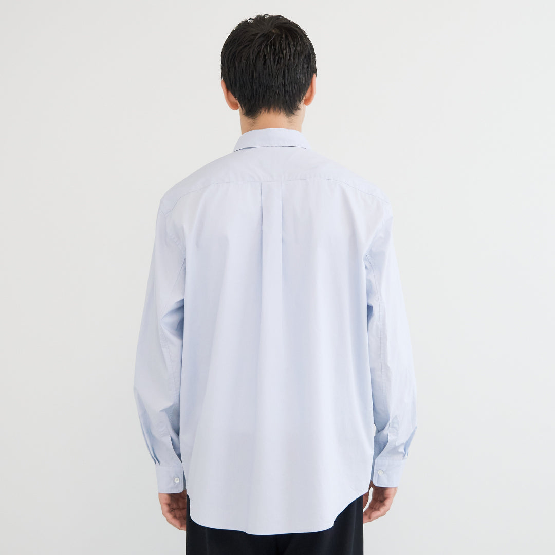 Relaxed Fit L/S Shirt -light blue-