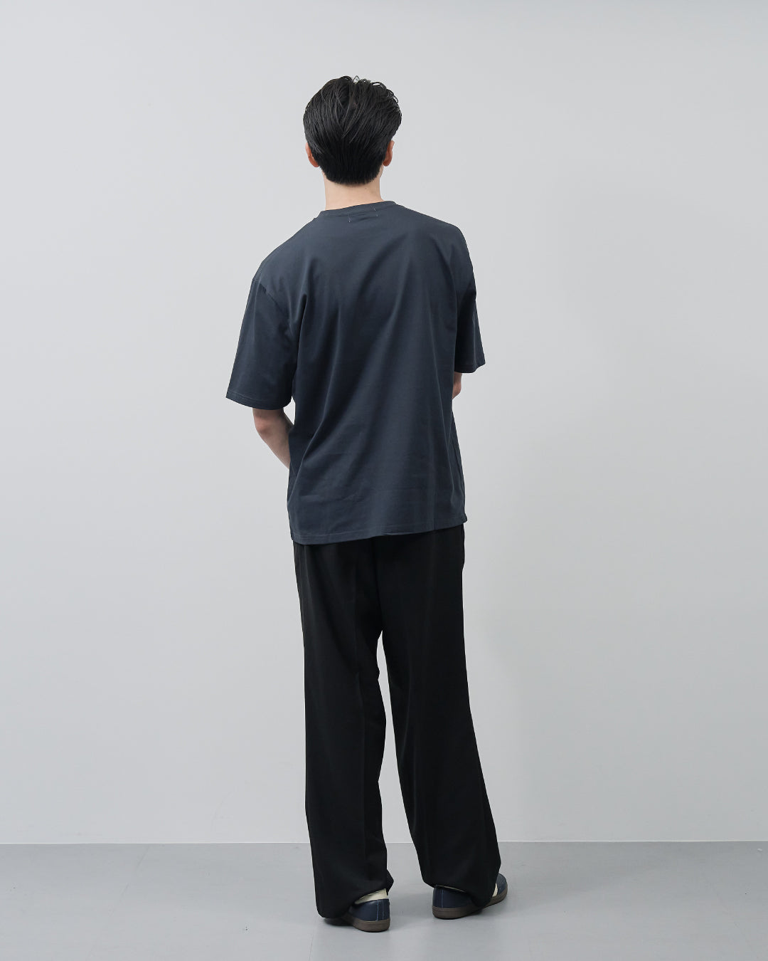 Pack S/S Tee -white×navy-