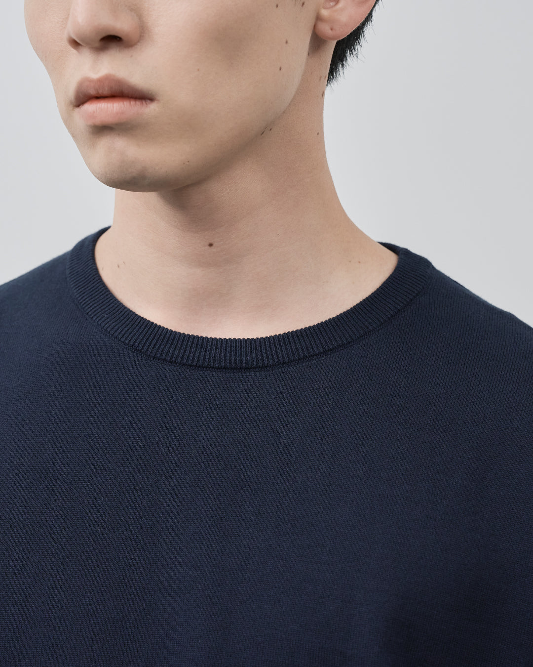 S/S Dry Knit Tee -navy-