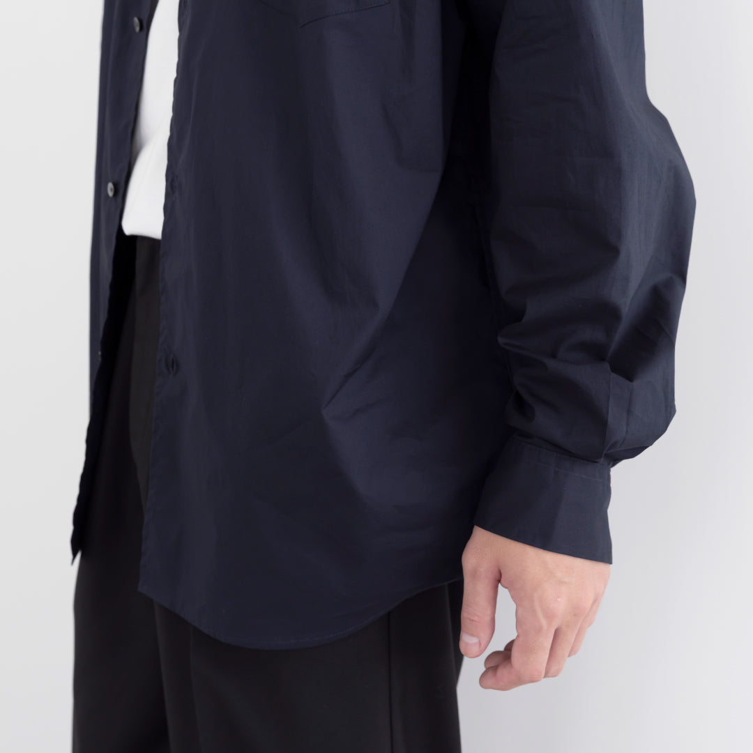 Relaxed Fit L/S Shirt -navy-