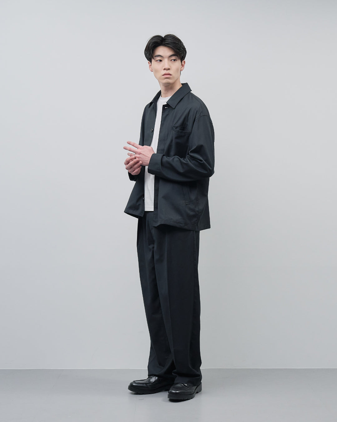 Baker Design Wide Slacks -black-