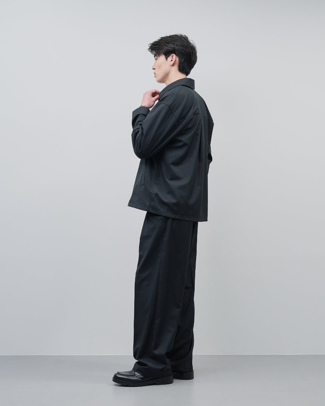 Baker Design Wide Slacks -black-