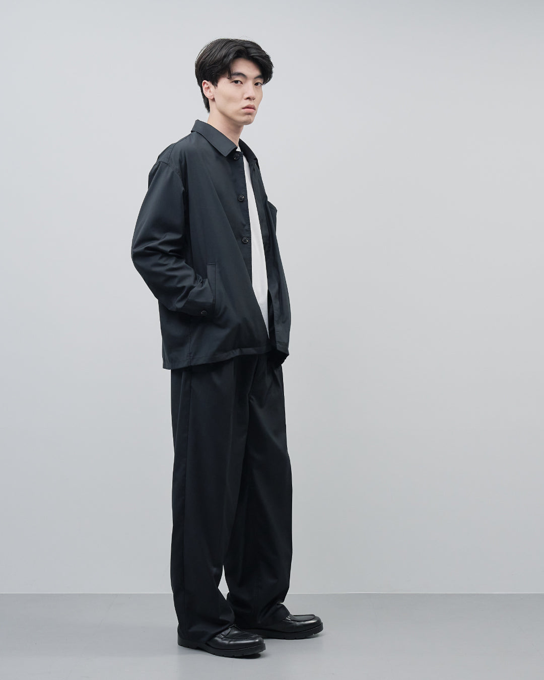 Baker Design Wide Slacks -black-