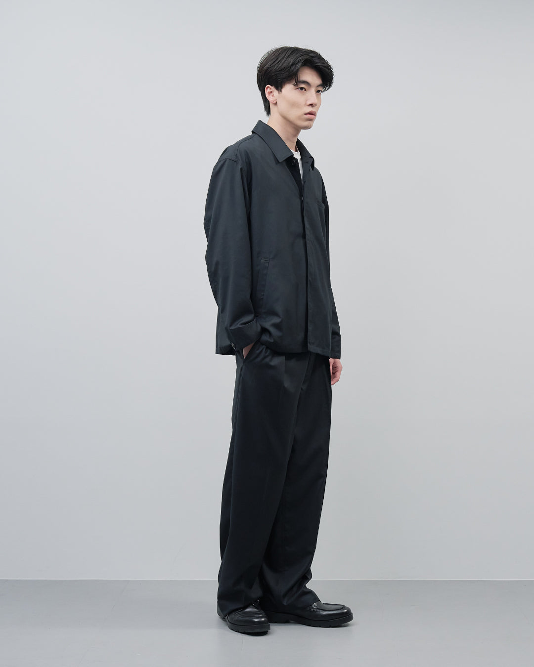 Baker Design Wide Slacks -black-