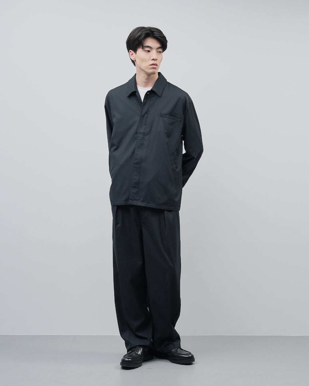 Baker Design Wide Slacks -black-