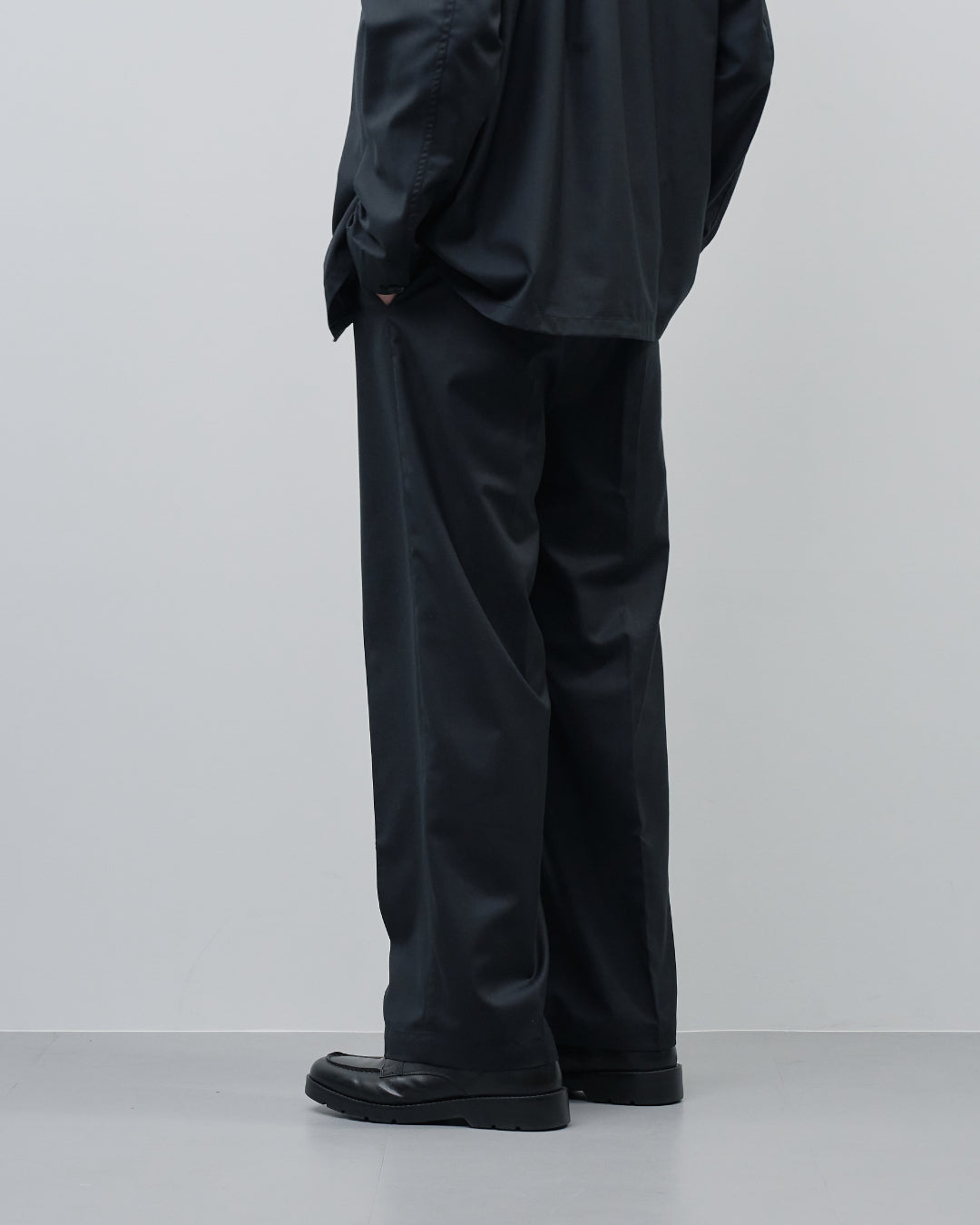 Baker Design Wide Slacks -black-
