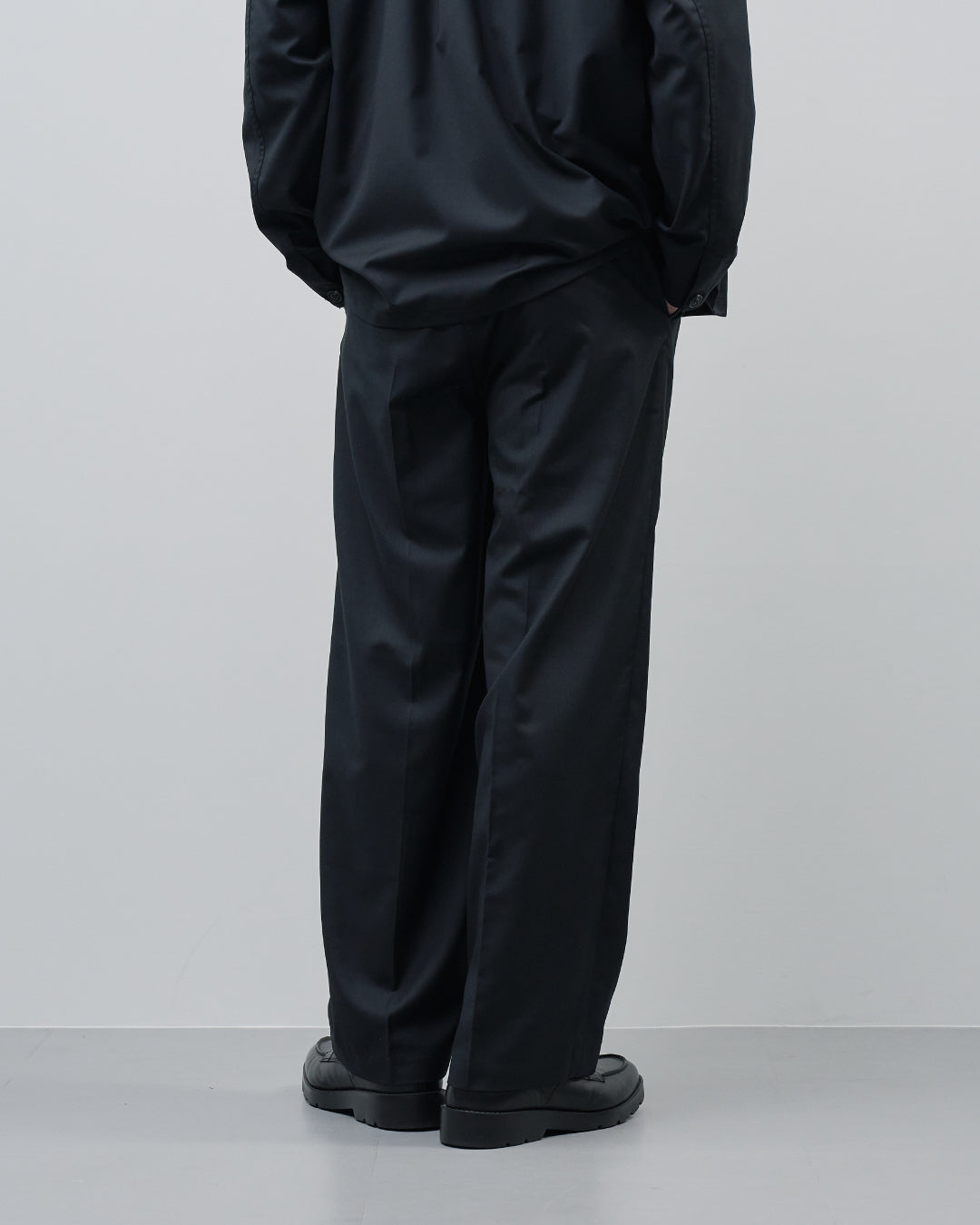 Baker Design Wide Slacks -black-