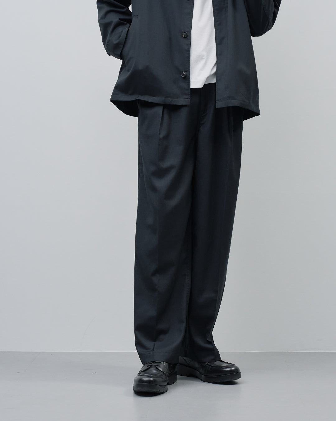 Baker Design Wide Slacks -black-