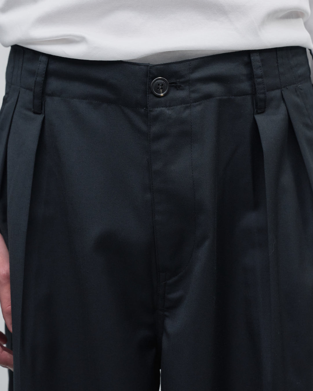 Baker Design Wide Slacks -black-
