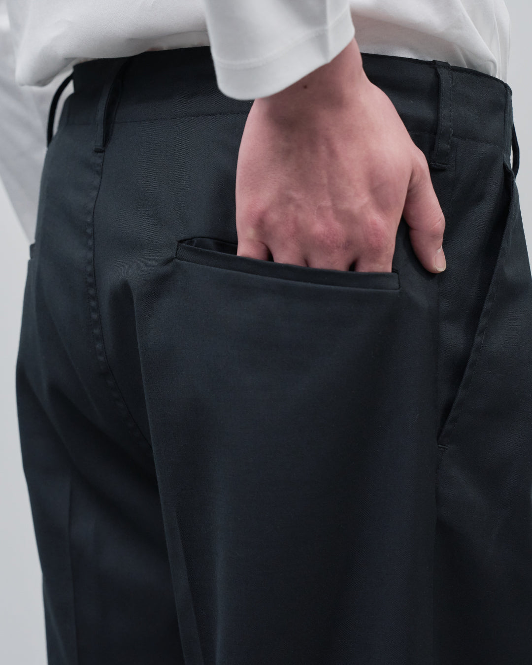 Baker Design Wide Slacks -black-