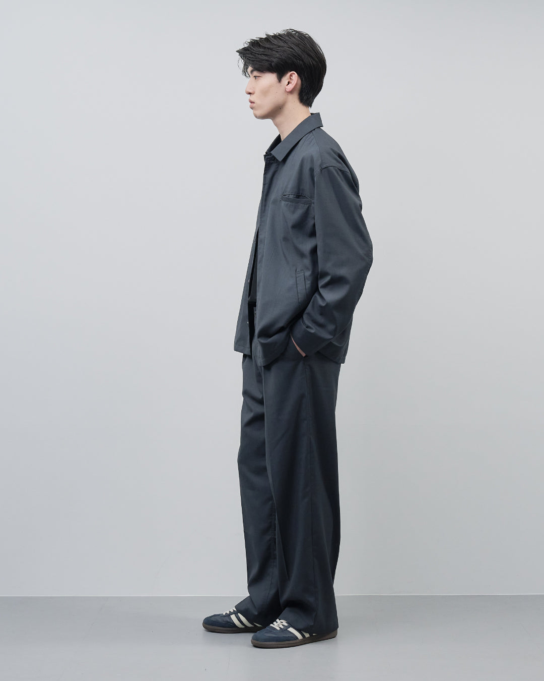 Baker Design Wide Slacks -dark gray-