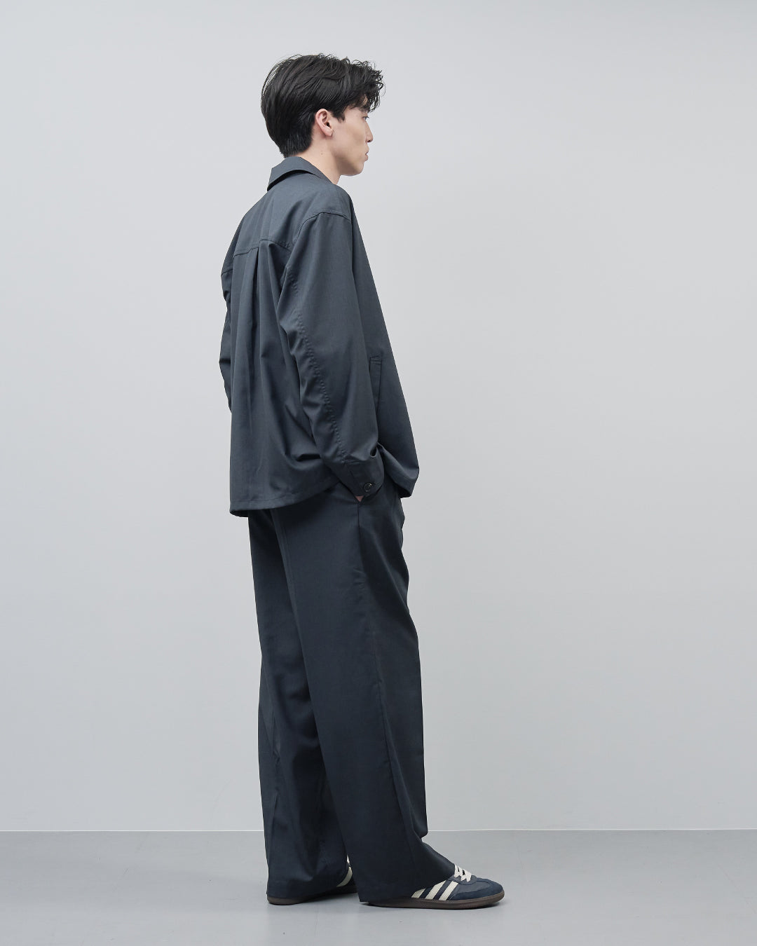 Baker Design Wide Slacks -dark gray-