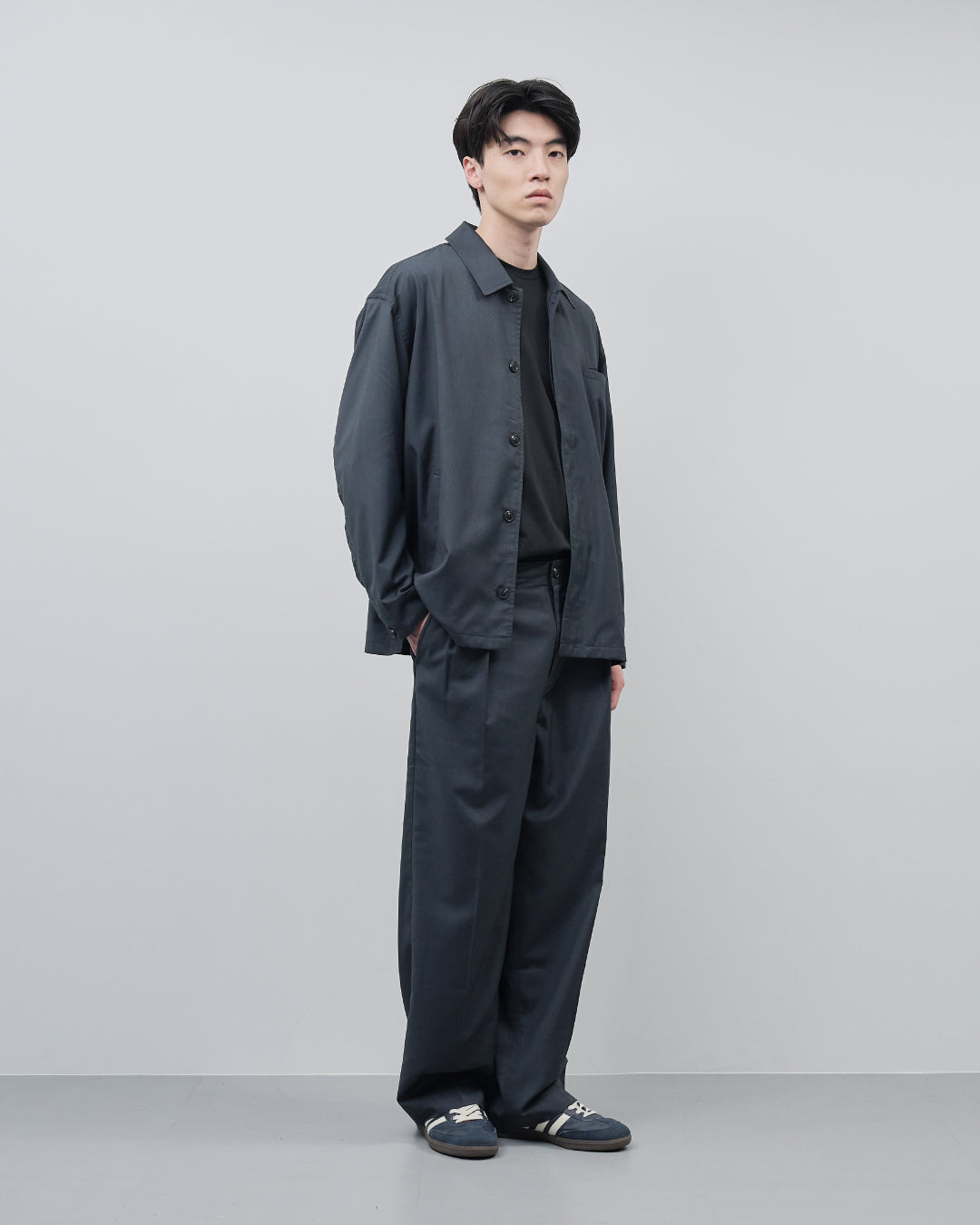 Baker Design Wide Slacks -dark gray-