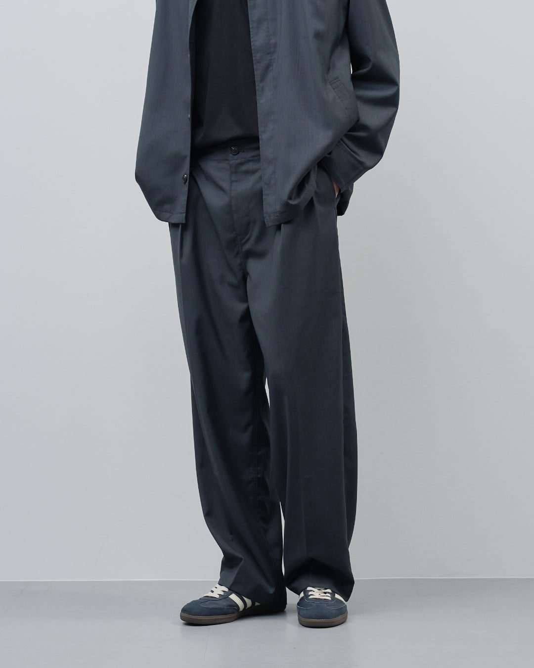 Baker Design Wide Slacks -dark gray-