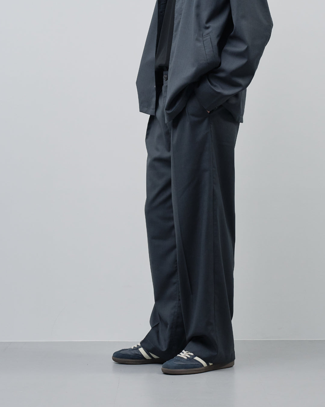 Baker Design Wide Slacks -dark gray-