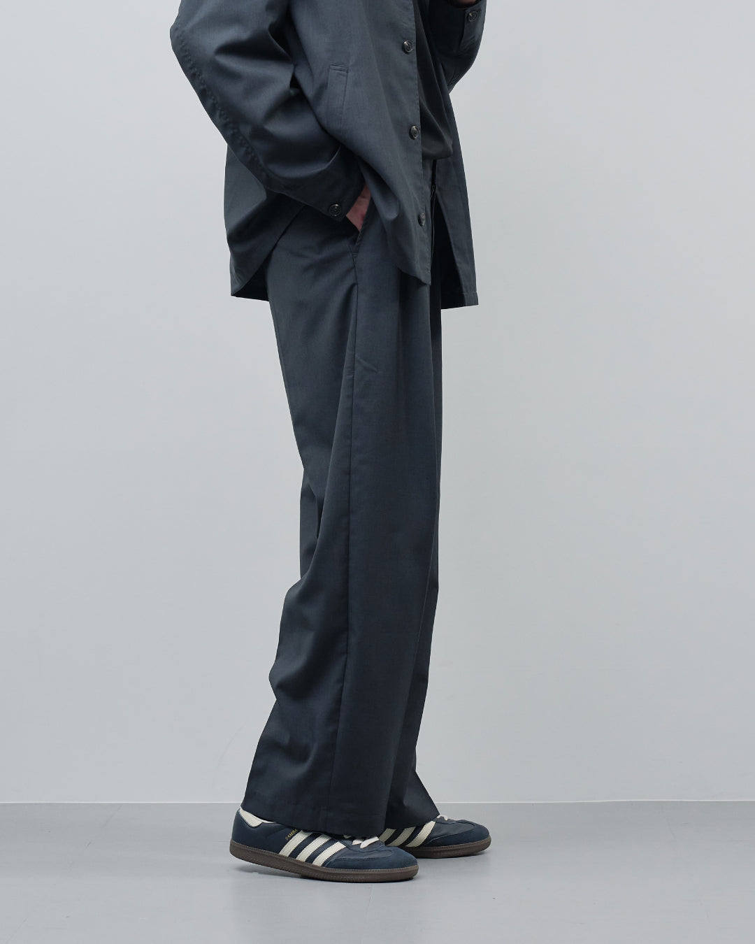 Baker Design Wide Slacks -dark gray-