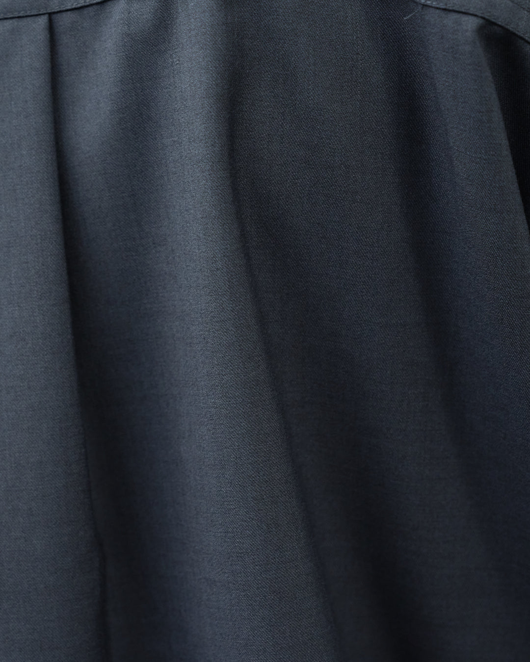 Open Collar Hidden Front Shirt Jacket -dark gray-