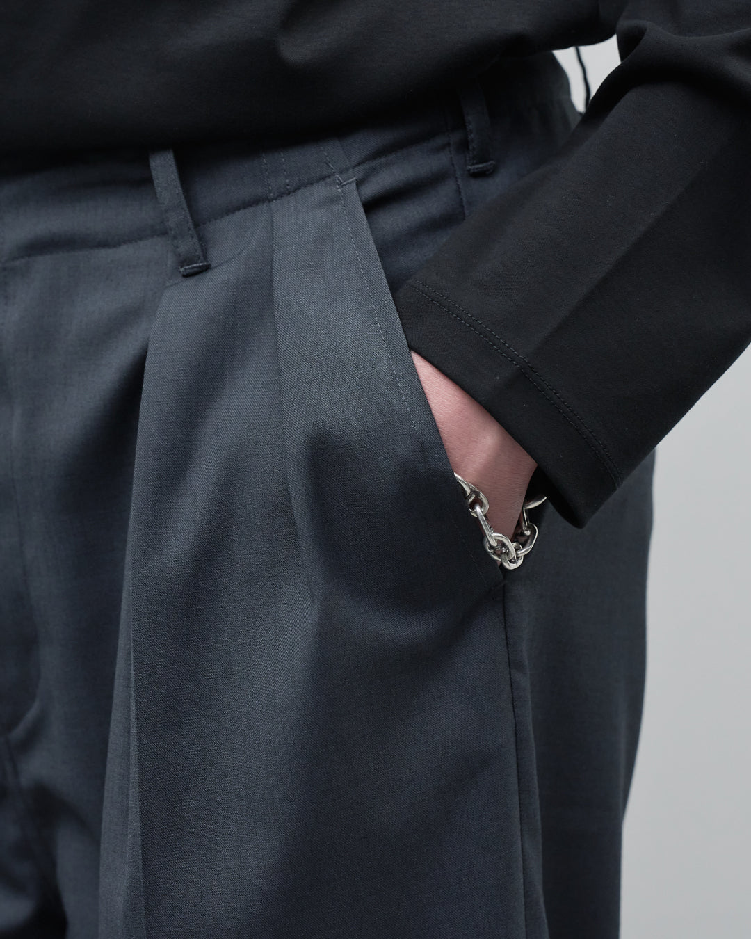 Baker Design Wide Slacks -dark gray-
