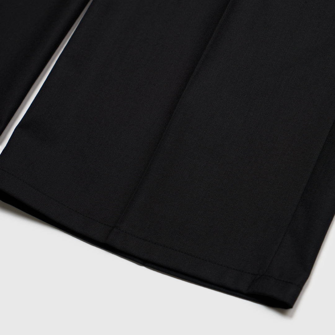 2Tuck Wide Slacks-black-