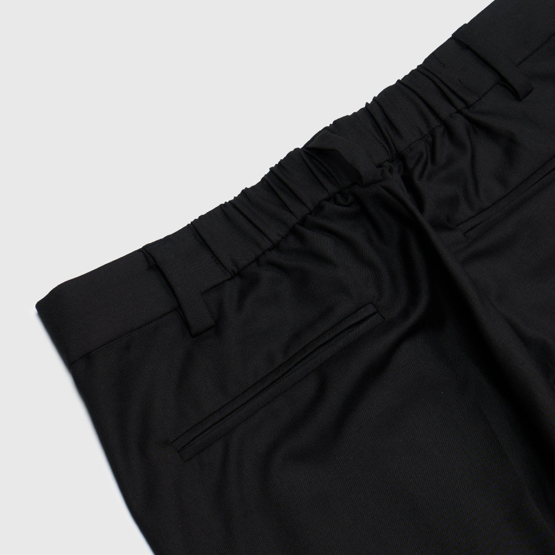 2Tuck Wide Slacks-black-