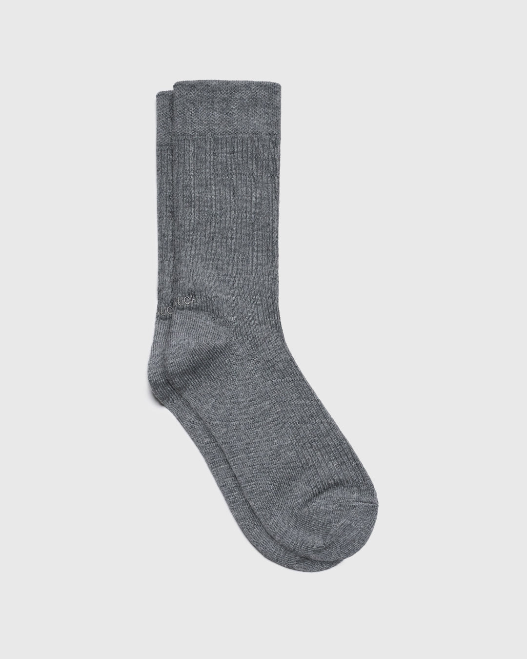 Logo Rib Socks -light gray-