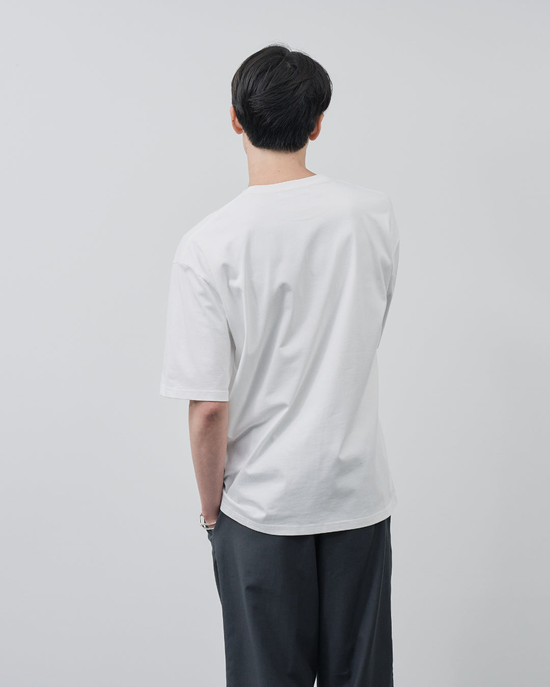 Pack S/S Tee -white×black-