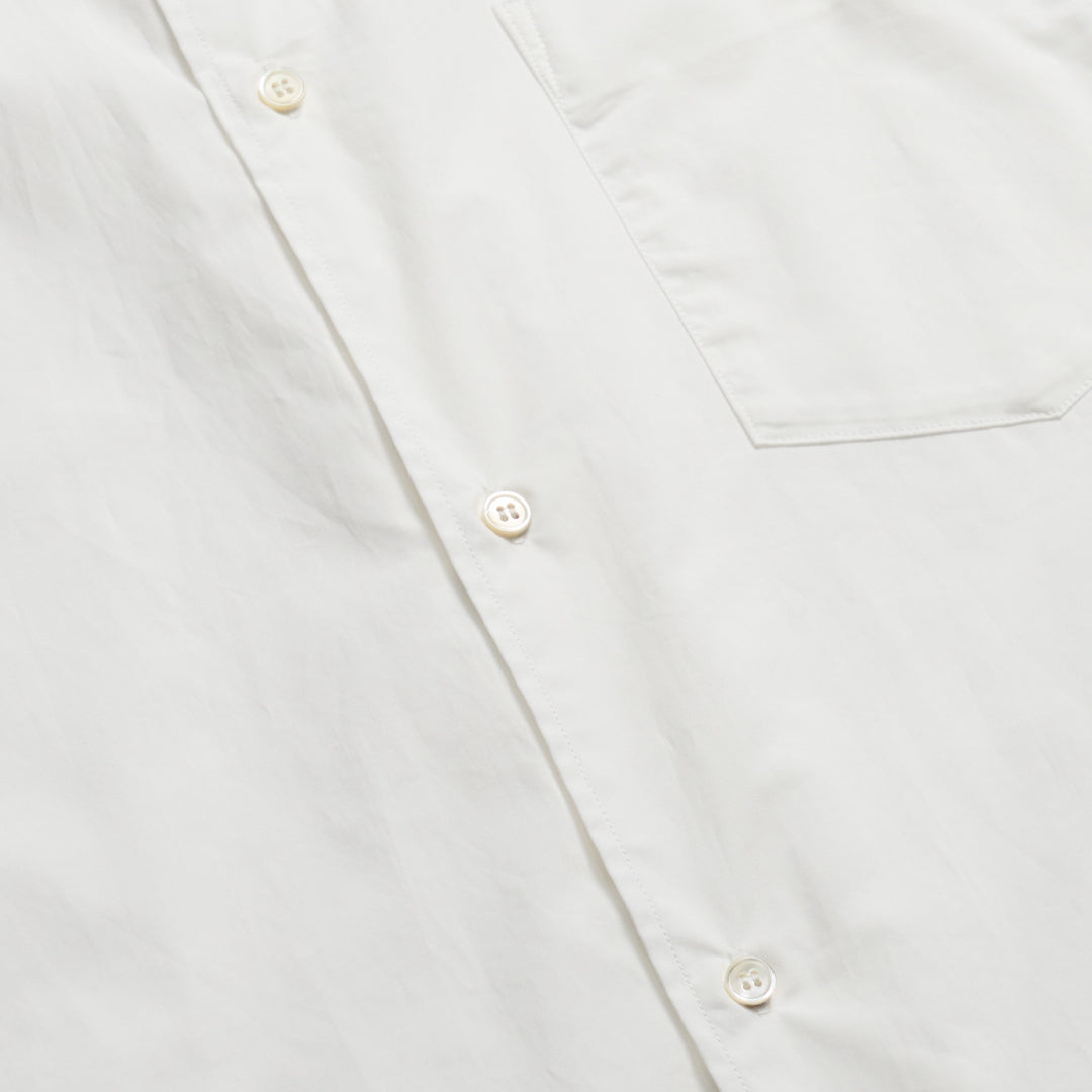 Relaxed Fit L/S Shirt -white-