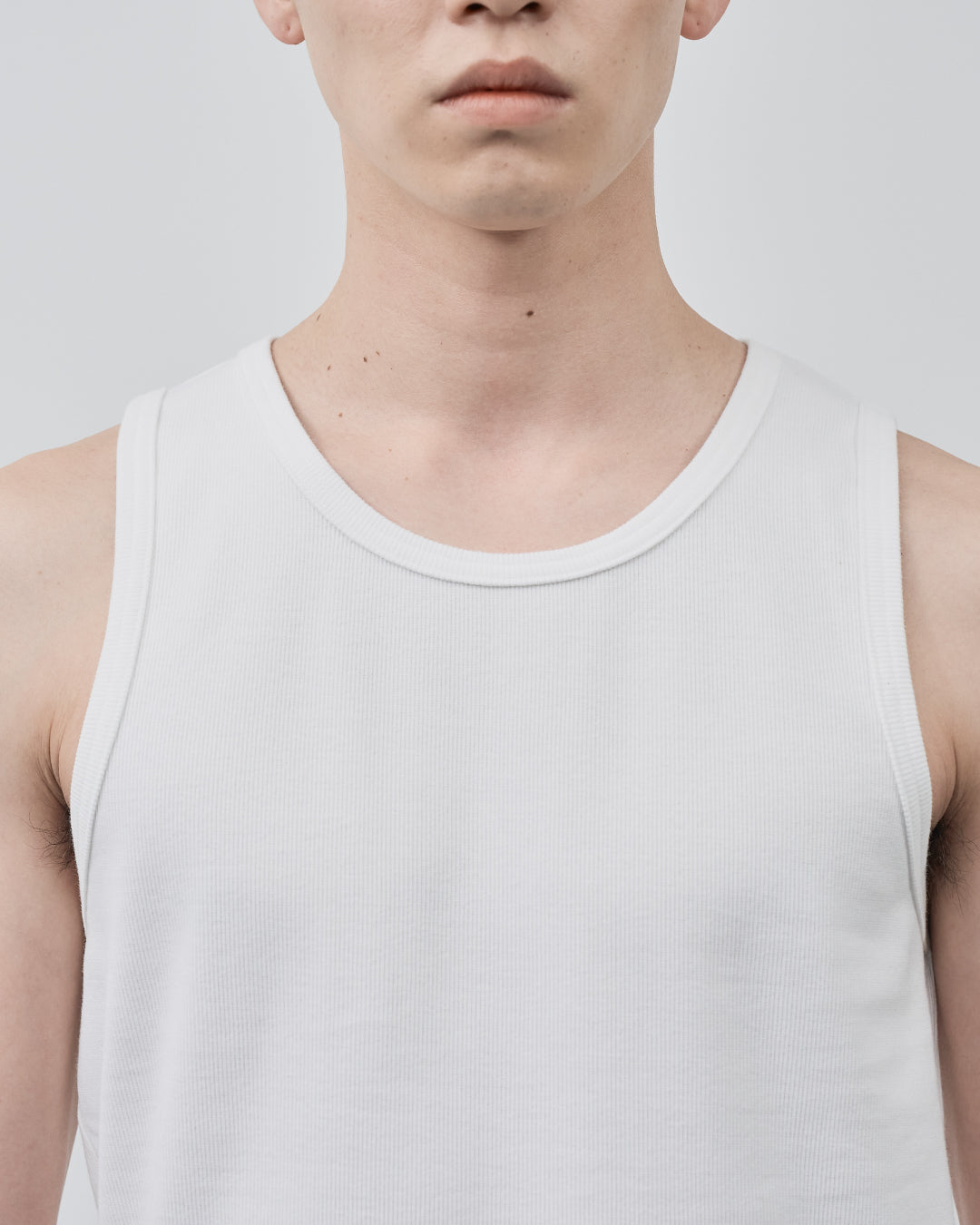 Pack Tank Top -white×charcoal-