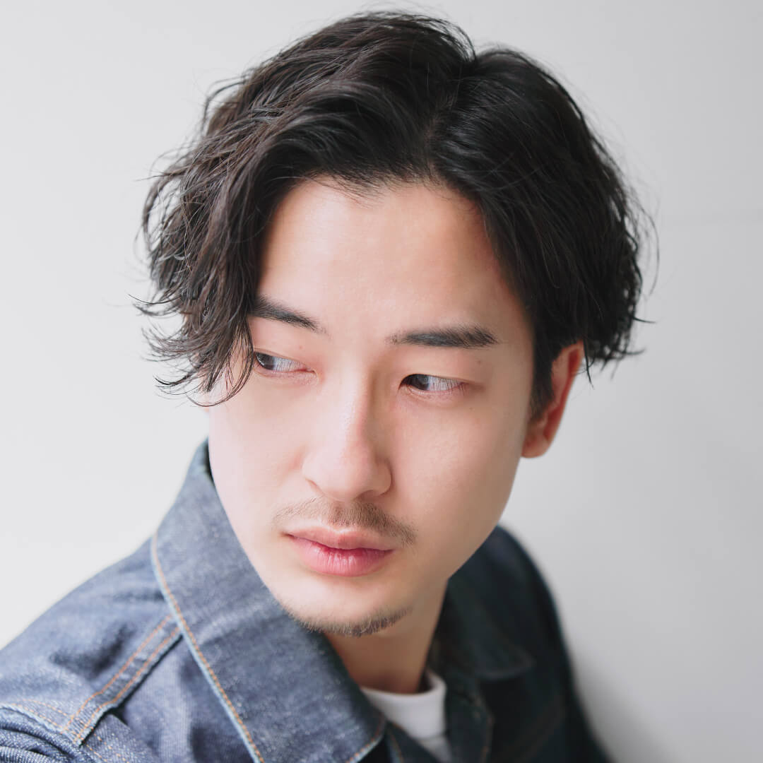 パーマ センターパート