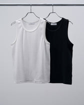 Pack Tank Top -white×black-