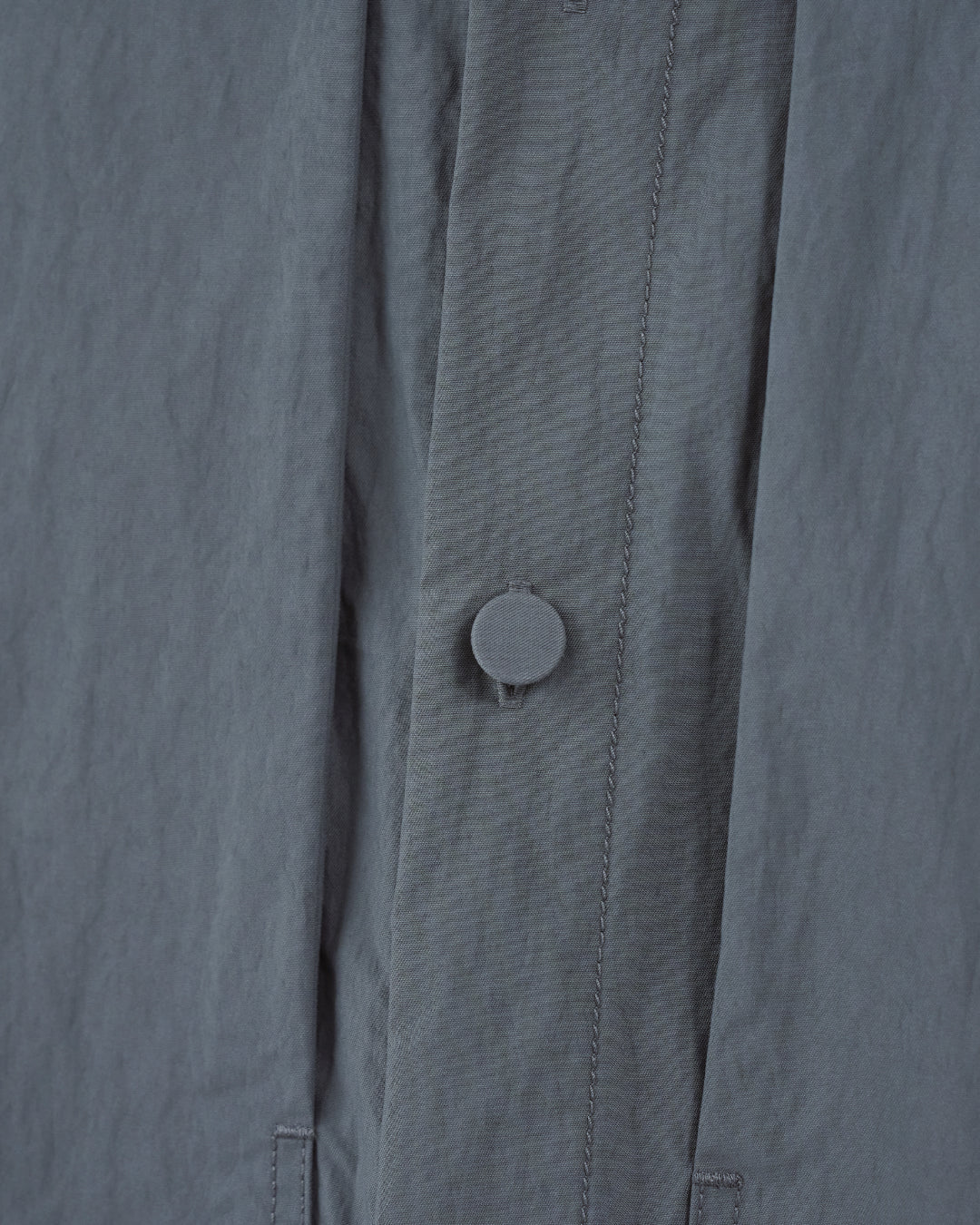 Cotton×Nylon Shirts Jacket -blue gray-