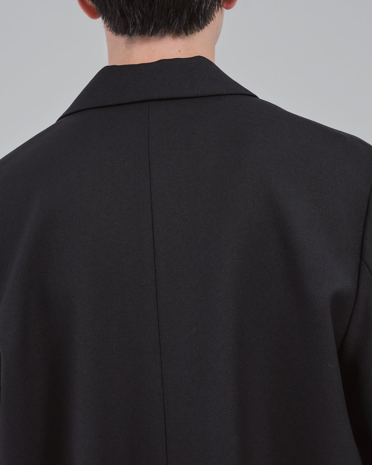 Single-Breasted Tailored Jacket -black-（10）