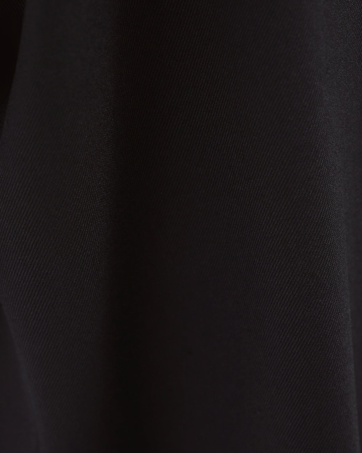 Barrel Leg Wide Slacks -black-（5）