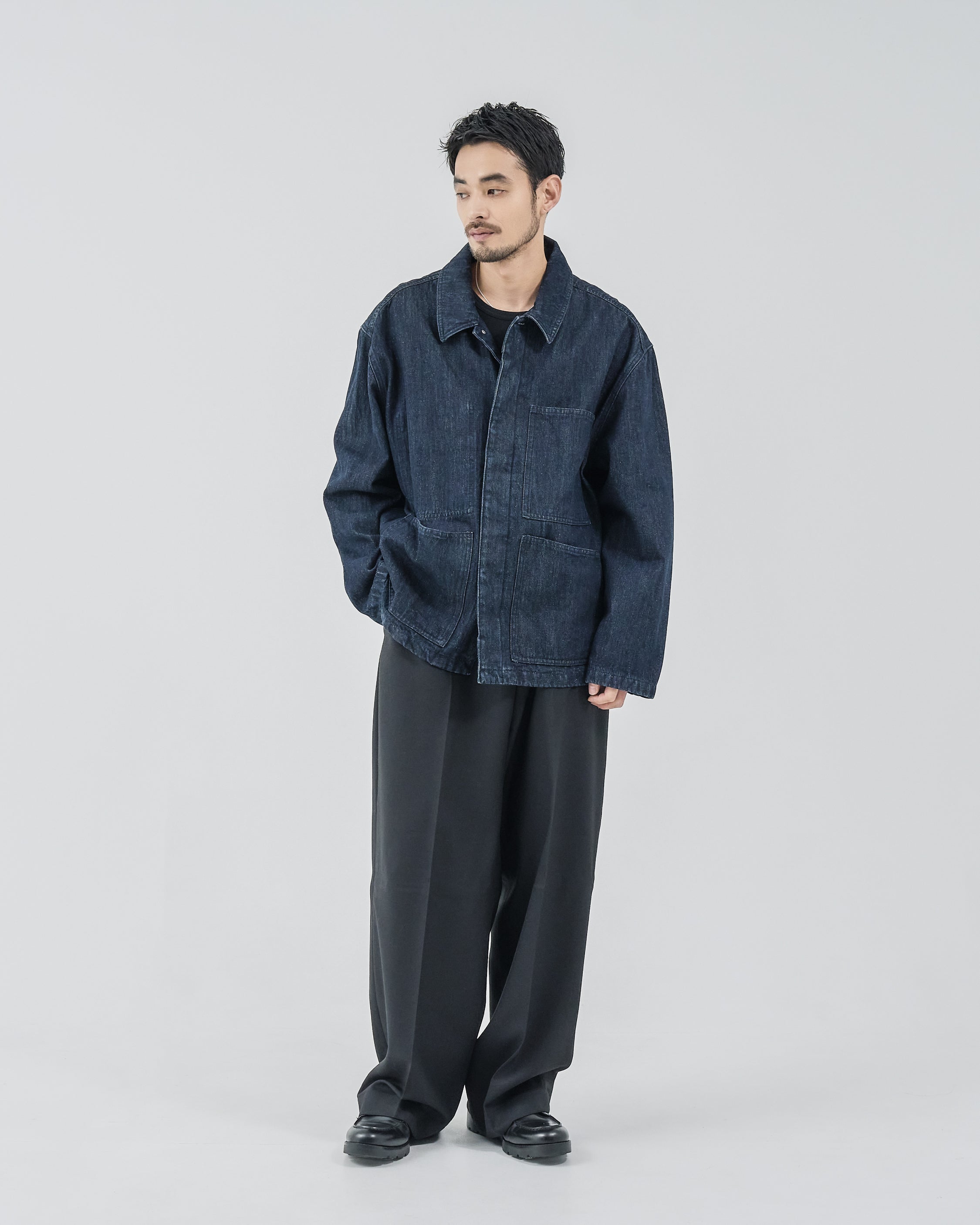Relaxed Fit Denim Jacket -indigo-｜メンズアパレル｜【公式】RETOUCH