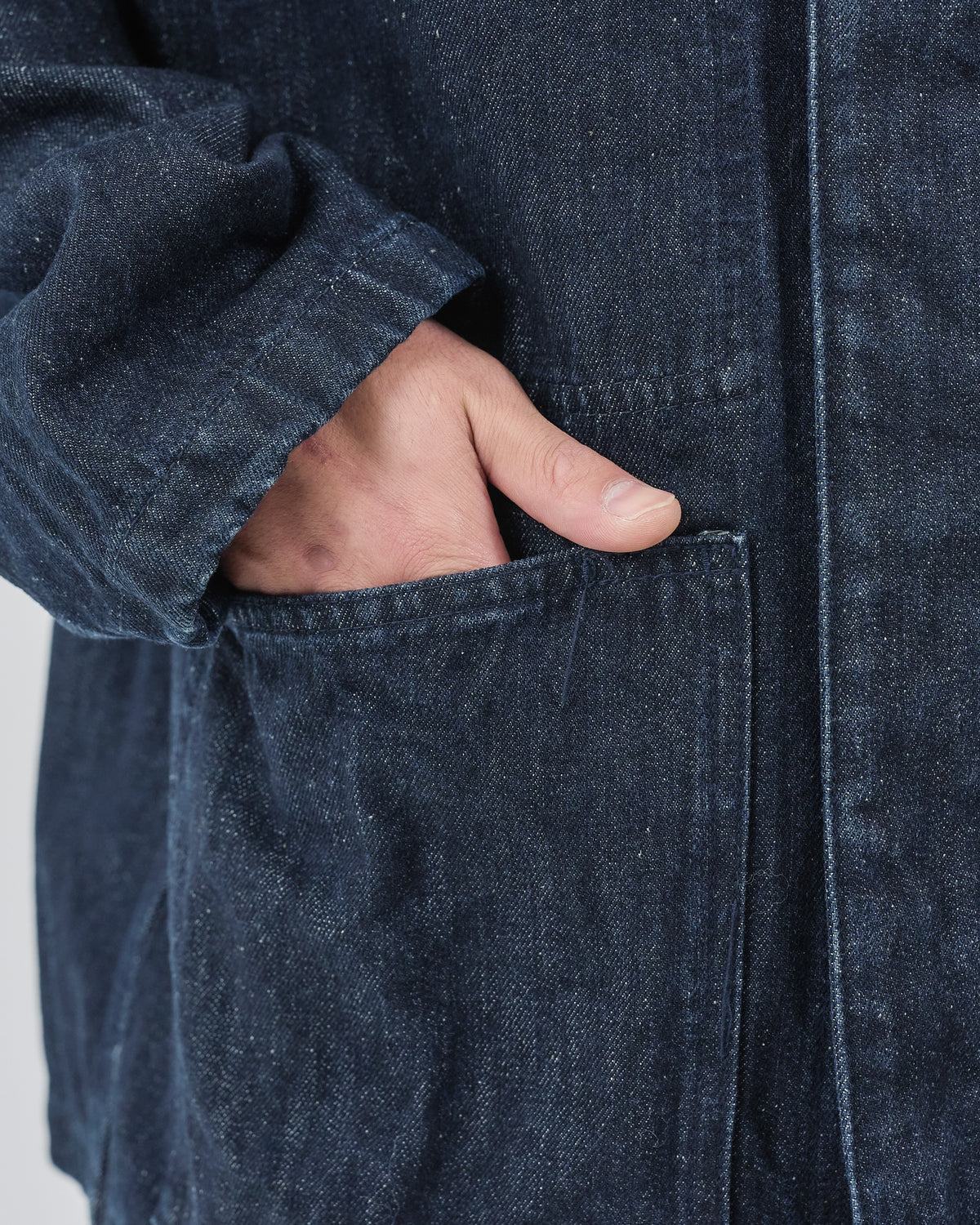Relaxed Fit Denim Jacket -indigo-（5）